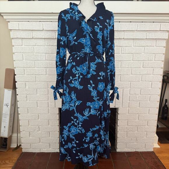 Draper James Geranium Floral Wrap Dress – Size 8 (Excellent Pre‑Owned) - Picture 5 of 11